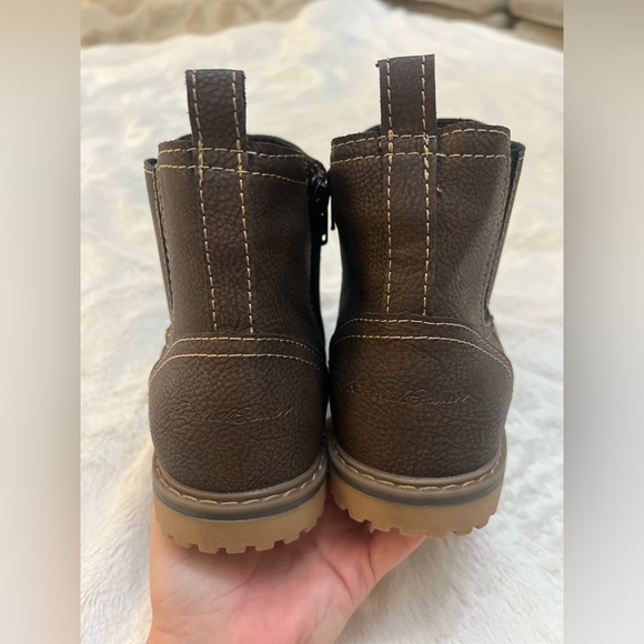✨ Women’s Eddie Bauer Brown Leather Ankle Boots - Kase Style - 6 - Picture 3 of 8